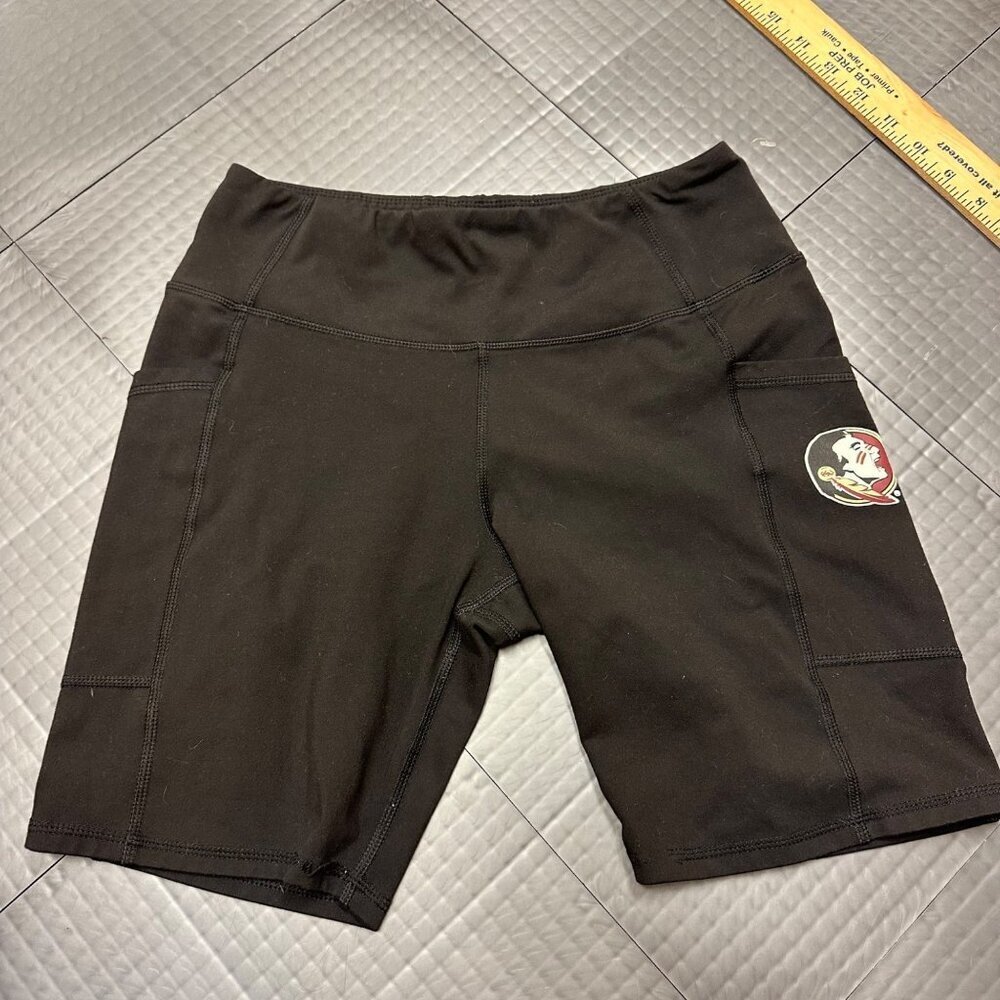 ZOOZATZ WOMENS SIZE MEDIUM FLORIDA SEMINOLE  BIKE SHORTS